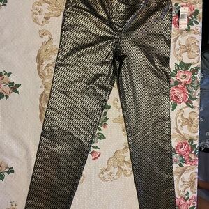 Zara Black and White Patterned Jeggings